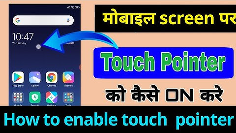 how to enable touch pointer in android || show touches android any phone - Hindi #touchpointerenable