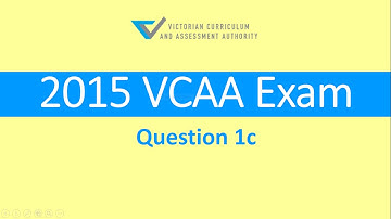 2015 VCAA Exam Q1c