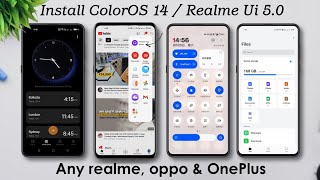 Install ColorOS 14 /Realme Ui 5.0 on any Realme  Oppo & OnePlus devices | Without Root 🔥 screenshot 4