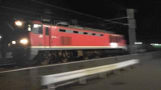 【ホイッスル♪】深夜貨物撮影記 EF510 ×3本 日本海縦貫線(ハピラインふくい線) 森田~福井 2026年7月7日