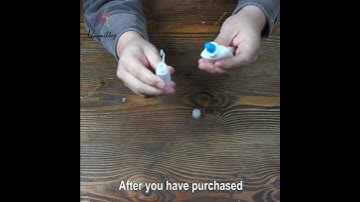 How to pour the glue?