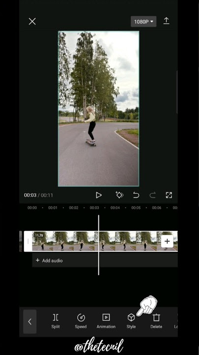 Auto Velocity Effect in Capcut - Tutorial #shorts