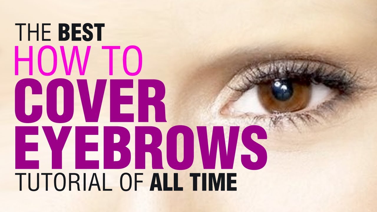 Drag Queen Tutorial How To Cover Eyebrows YouTube