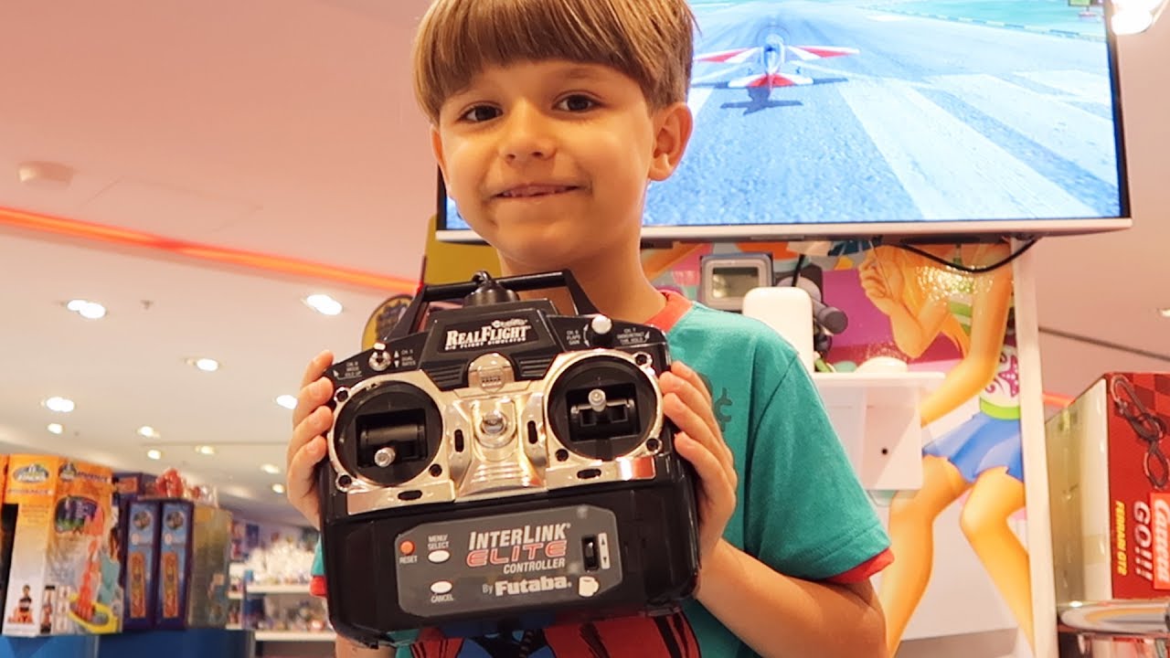 Playing Video Games at The Toy Store Dubai YouTube