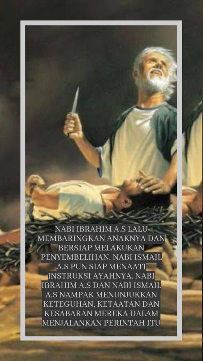Kisah Nabi Ismail A.S #kisahislami #kisahnabi #kisahnabidanrosul