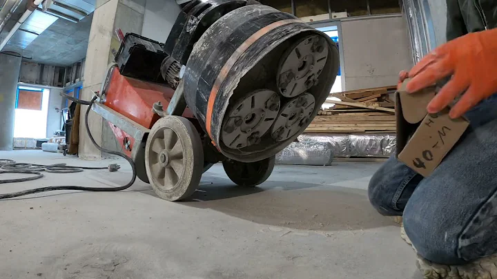 Grinding Concrete With A Small Husqvarna PG 530, February 2023