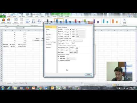 Error Bar Tutorial in Excel