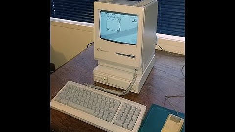 The Apple Macintosh Plus (as seen in Terry Stewart