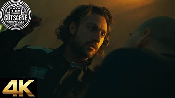 [4K UHD] Kraven Executes Arms Dealer Ruthless Hunter Rises Intro CUTSCENE | Kraven the Hunter (2024)