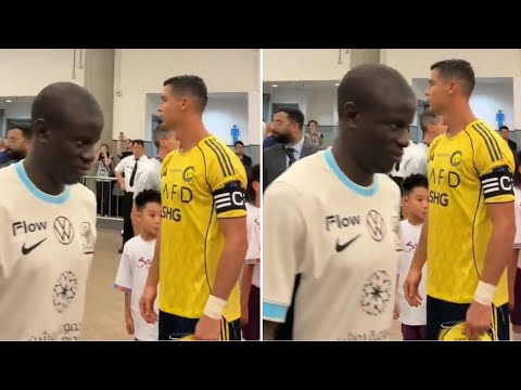 نجولو كانتي يهاجم كريستيانو رونالدو الفيديو يشعل وسائل التواصل الاجتماعي