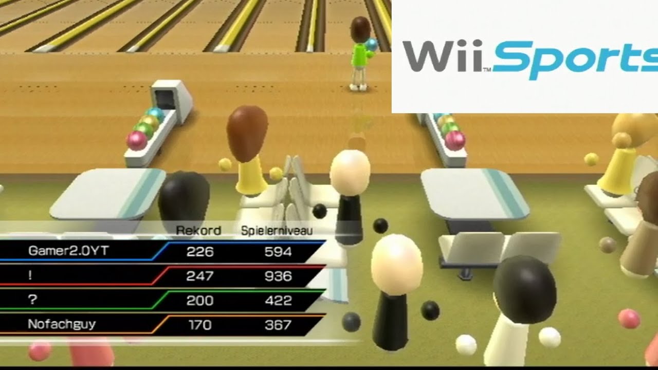 Wii Sports - Bowling: 4-Player Match #2