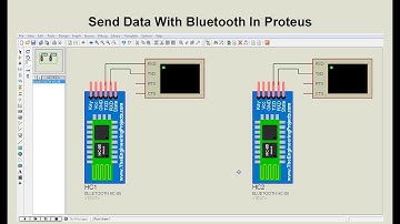 Send Data With Bluetooth In Proteus | Proteus Simulation