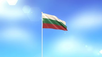 Free Video Footages - Bulgaria  Flag Waving , Bulgaria  Flag animation Motion Graphic
