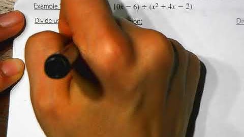 1819 Algebra II Lesson 5 3 2 dividing polynomials using long dividsion   no remainder