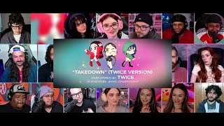 Twice『Takedown』Kpop Demon Hunters Reaction Mashup Ft. (Jeongyeon, Jihyo, Chaeyoung) From Twice