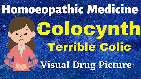 Colocynthis / Colocynth Uses, Symptoms Homoeopathic Medicine for colic Pain in Abdomen, Sciatica