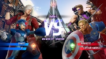 MARVEL VS. CAPCOM: INFINITE Dante,X Requested Gameplay In Arcade Mode