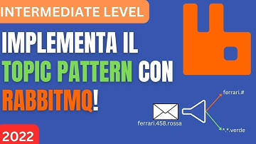 Cosa sono i topic con RabbitMQ tutorial italiano