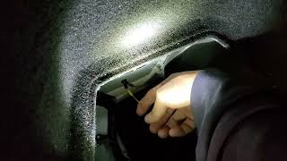 How to open Fuel Door if battery is dead 2017 Dodge Durango R/T GT SXT more videos here