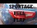 Kia Sportage Opening Fuel Flap