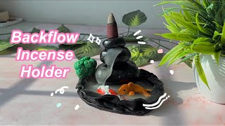 Let’s make a Backflow Incense Holder in a simple and easy way | DIY Waterfall Incense Holder |