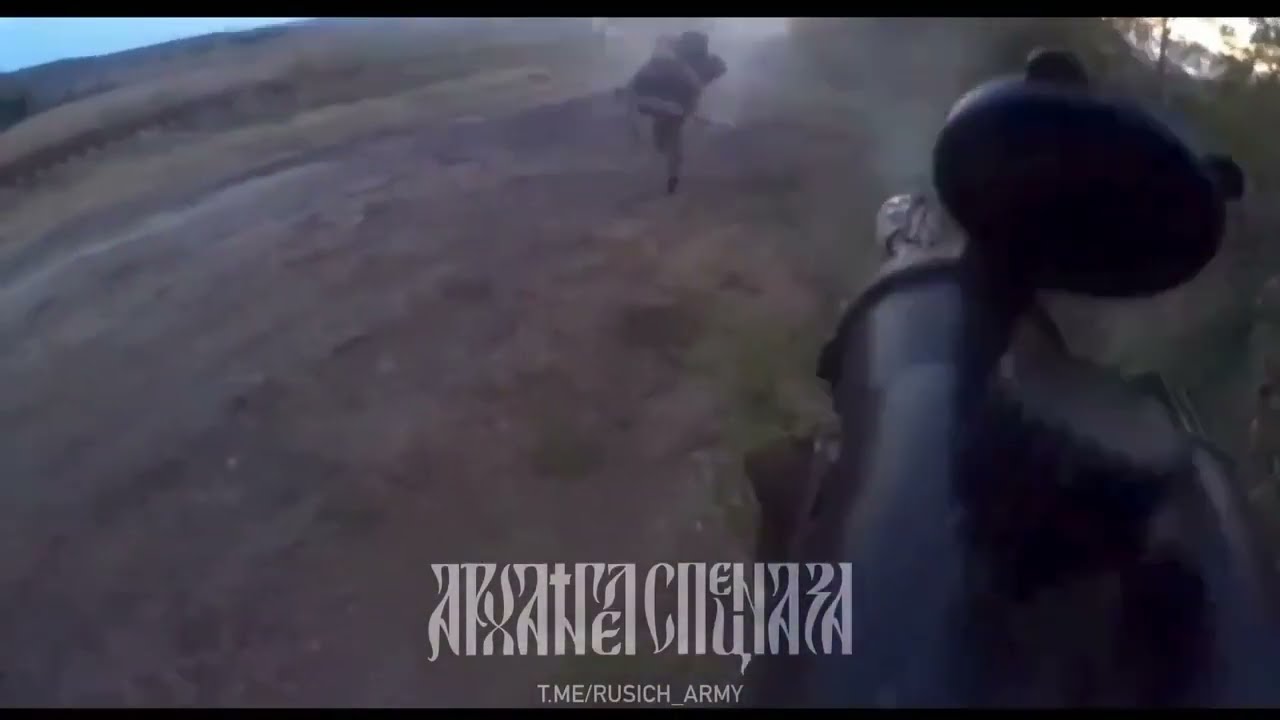 Russian Reconnaissance Group Moving Through a Mission Area