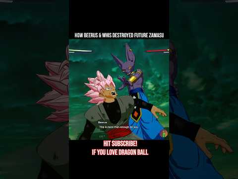How Beerus And Whis Destroyed Future Zamasu Dragonball Crazilyfunny Sparkingzero Gaming 