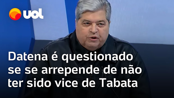 Datena é questionado no debate RedeTV/UOL se tem arrependimento por não ter sido vice de Tabata