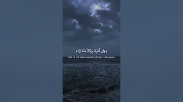 وَلَن نُّشۡرِكَ بِرَبِّنَآ أَحَدٗا | تلاوة قصيرة من سورة الجن بصوت القارئ أحمد خضر / أرح سمعك