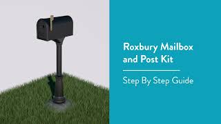 How to Assemble and Install the Roxbury Mailbox and Post Kit (7980B-10)