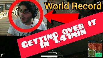 Carryminati Reacts to Getting Over it Speedrun of 2 minutes