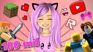 Portal Vitória Mineblox - SOMOS 100 MILLLLLL YAAAYYYYY Parabéns Vitória  MineBlox, você merece 💗💗💗