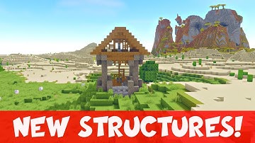 Minecraft NEW STRUCTURES!