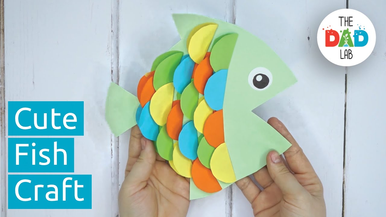 A Colorful Paper Fish Craft for Preschoolers • Kids Activities Blog