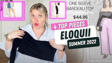ELOQUII Summer 2022 unpack, HAUL and try on! #eloquii2022 #eloquiiplussize #eloquiitryon
