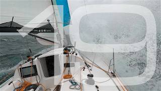 19 Knots. Then the Rudder Left the Water | J/99 Blur Downwind