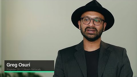Greg Osuri - Founder of Akash Network / Solana Testimonial