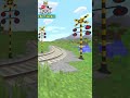 踏切 アニメ 電車 マイクラ ふみきり Trains & Railway Level Railroad crossings Minecraft 014-01