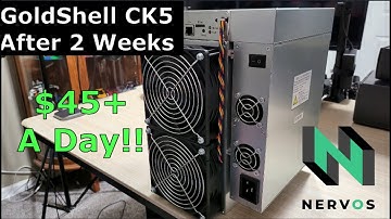 Goldshell CK5 After 2 Weeks - $45+ Daily Profit! [It