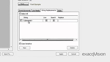 Serial Profile, exacqVision