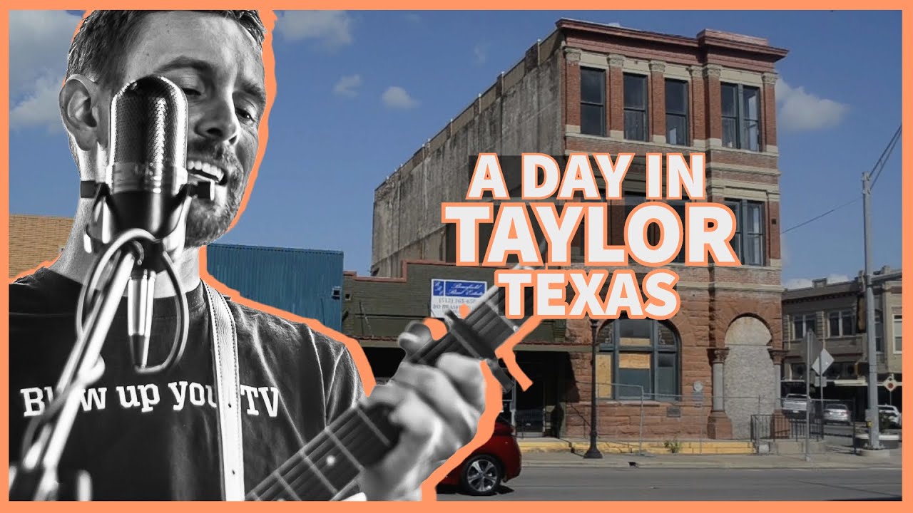 Touring the city of Taylor, Texas (live music and bbq) YouTube