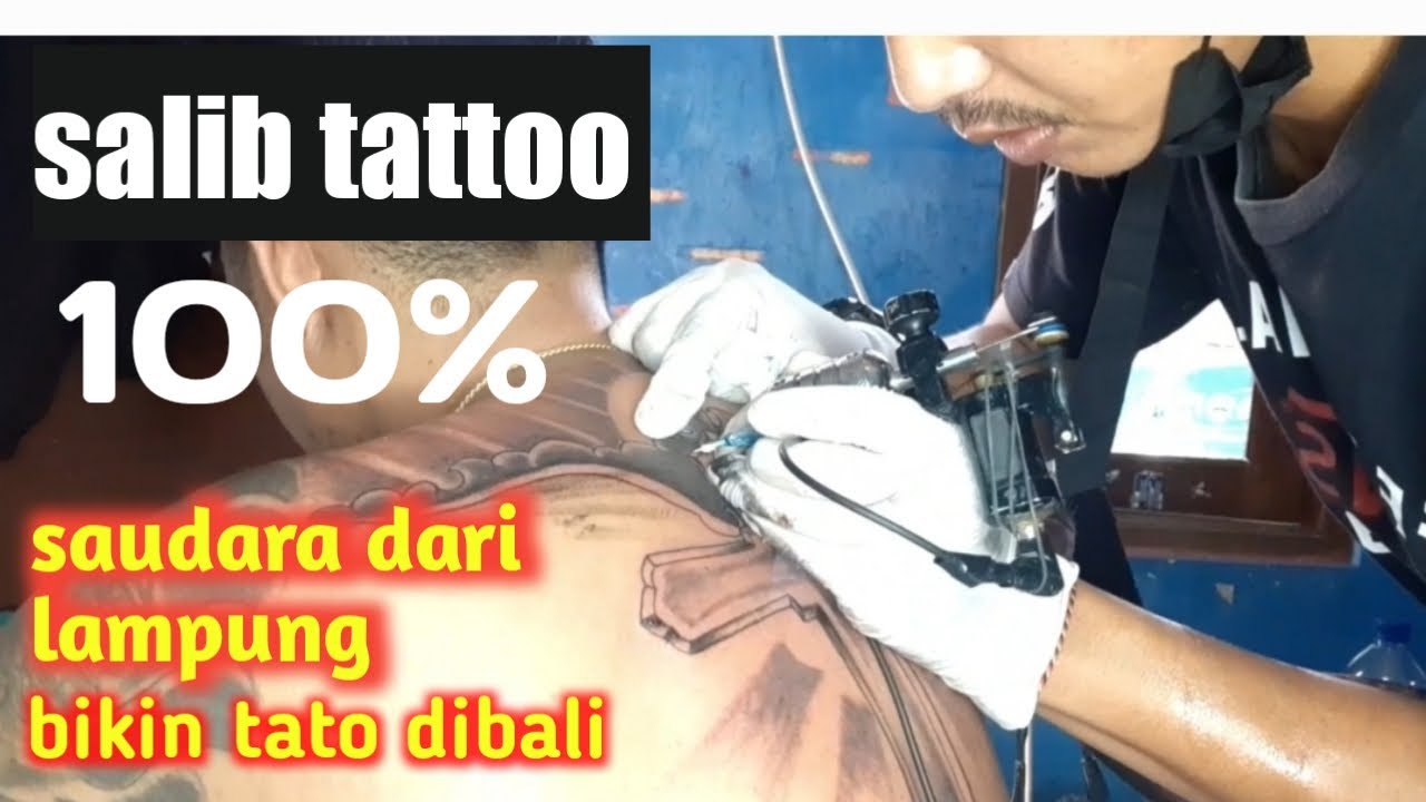 Salib tattoo // tato salib // tato punggung // terry coil - YouTube