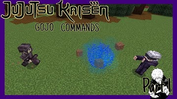 Minecraft Gojo Commands Showcase/Tutorial [PART 1] (Jujutsu Kaisen Commands)