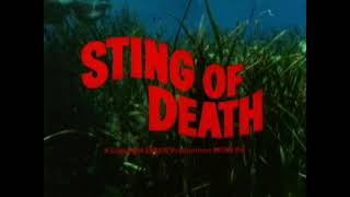 Underwater monster attacks and drown female scuba diver and swimmers. Sting of Death 1965