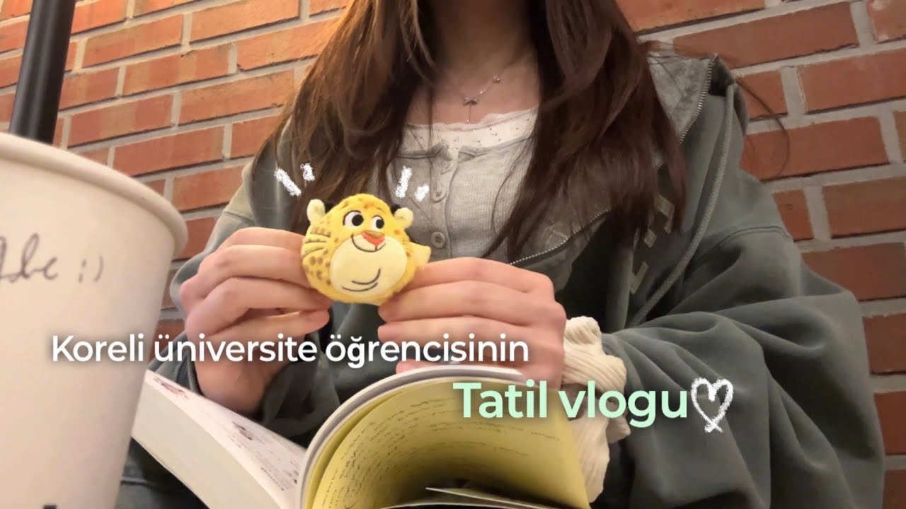 Seul’de tatil günlük hayatım🍡Türkçe çalışmak📚arkadaşımın doğum günü💝ilk kez yediğim Türk yemeği❓