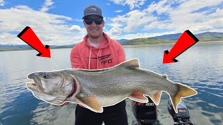 JIGGING FOR GIANT LAKE TROUT!