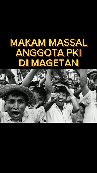Makam Massal Anggota PKI 1965 di Magetan #shorts