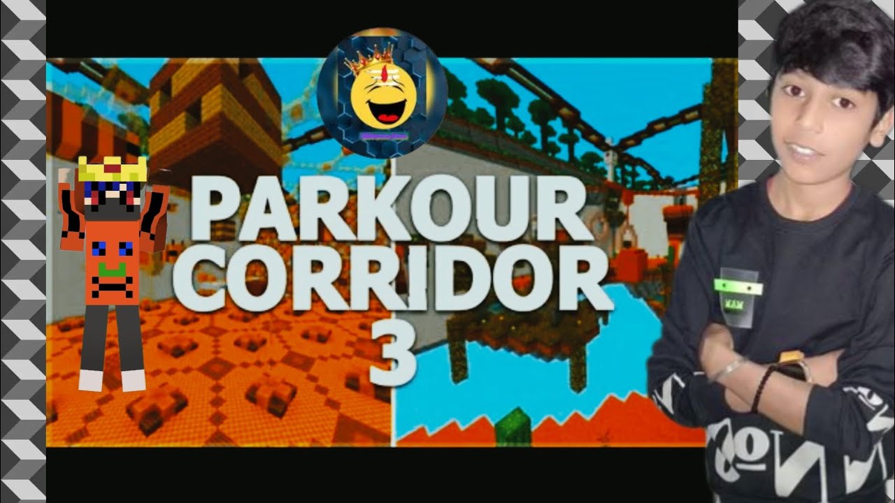 Minecraft Parkour corridor 3 / part 1 gameplay😜 - YouTube