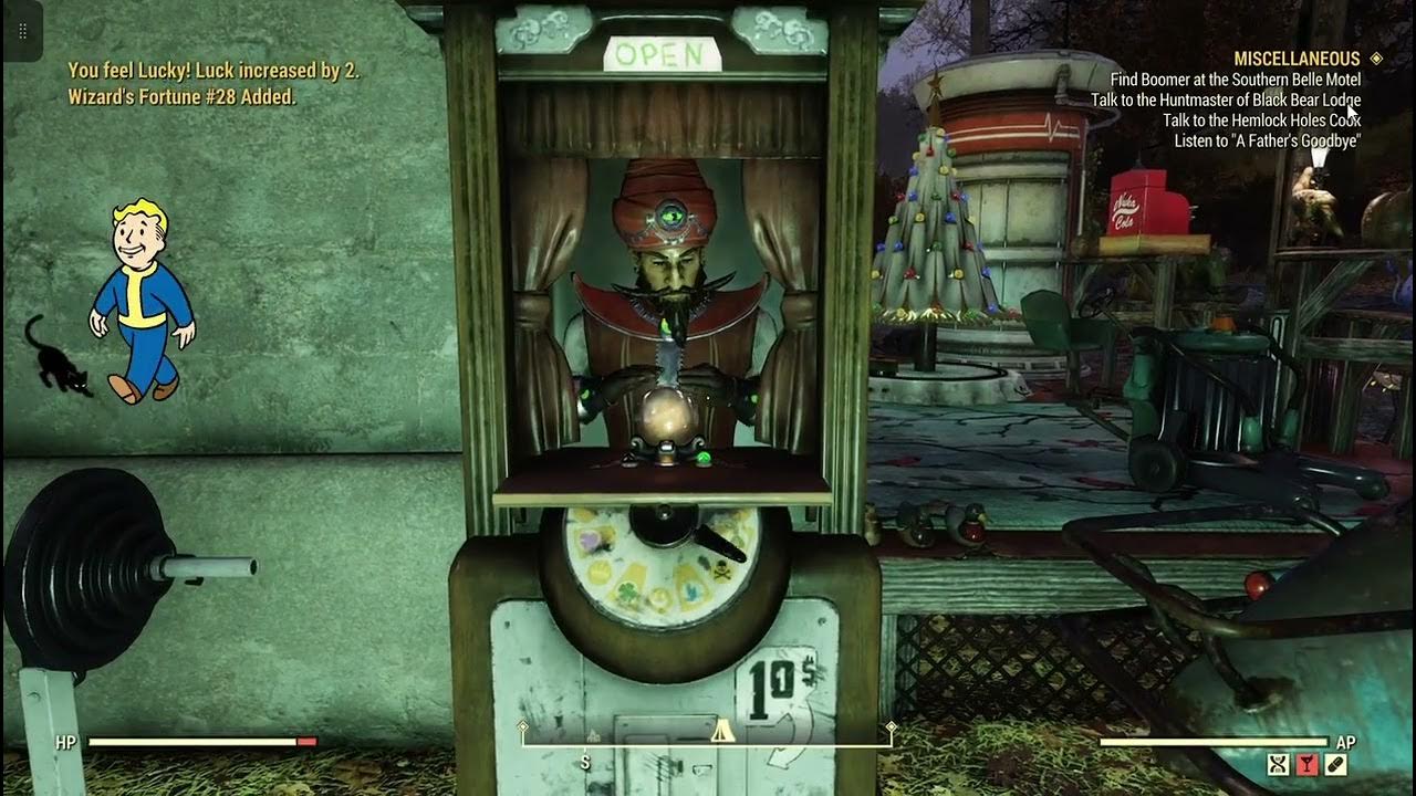 Fallout 76 Fortune Teller Machine First Look YouTube