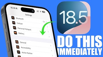 iOS 18.5 - DO This IMMEDIATELY After You Update !